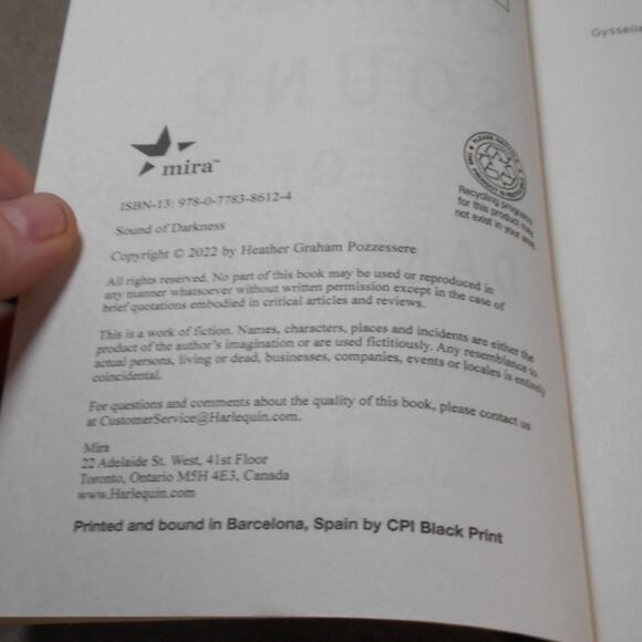 Sound of Darkness by Heather Graham Paperback 2022 Krewe of Hunters #36 - Picture 5 of 7